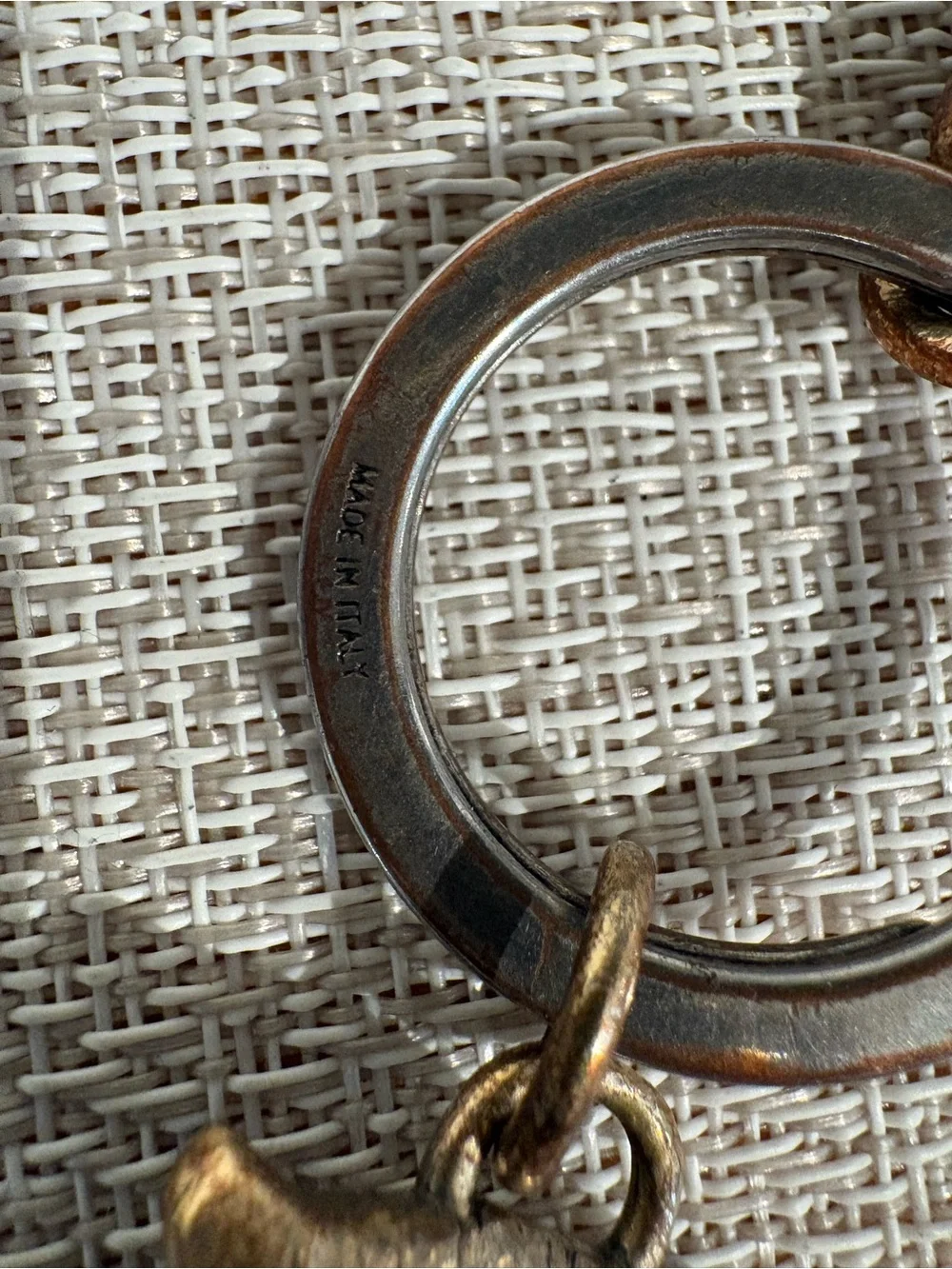 Vintage Gucci Tiger Head Key Fob Key Ring